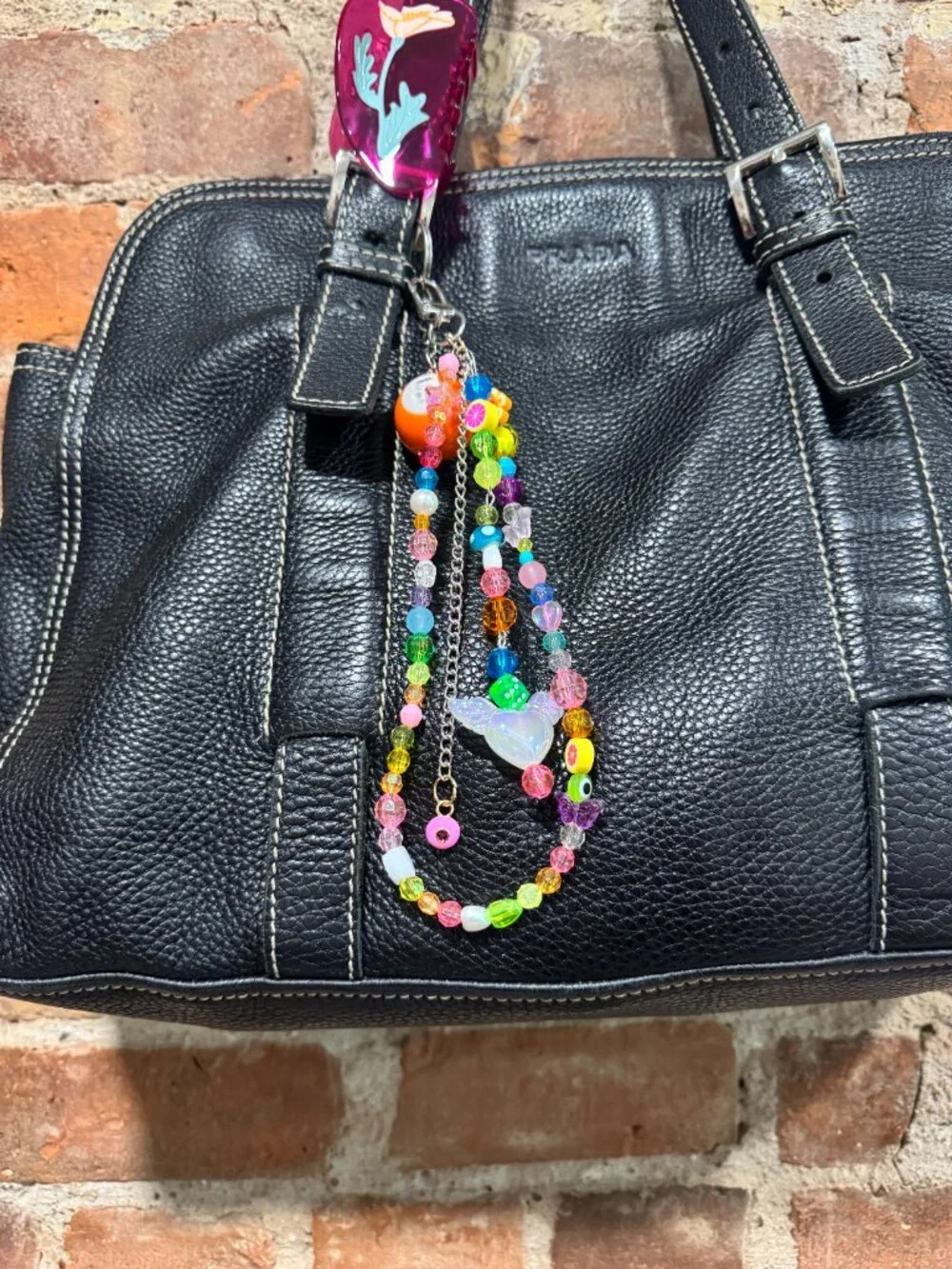 THE PISCES PINK MAGIC EYE BAG CHARM